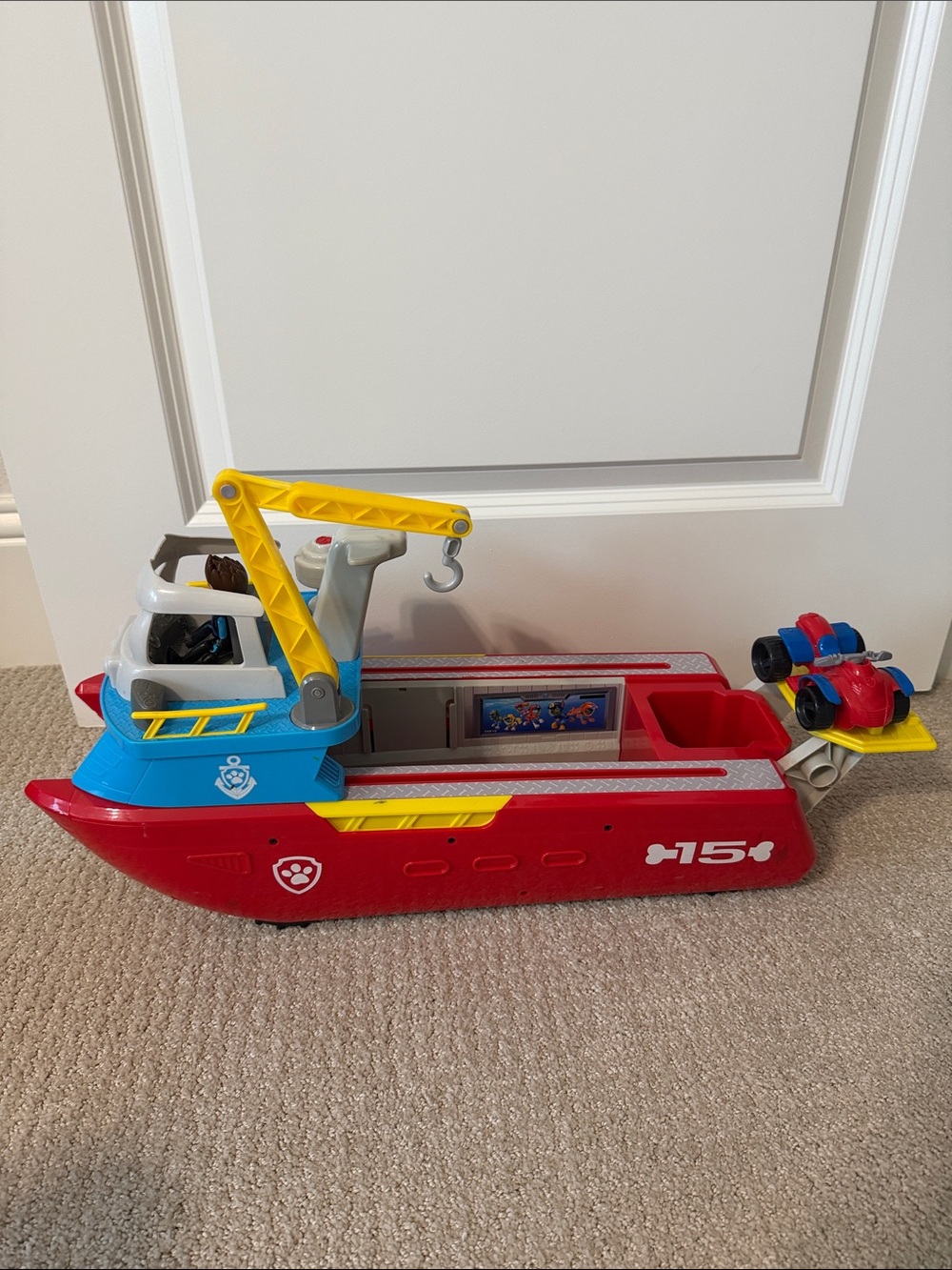 Paw Patrol Sea Patroller Boat w Ryder and ATV